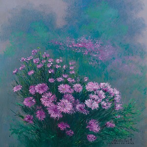 Crisantemos rosas II - octubre de 2025