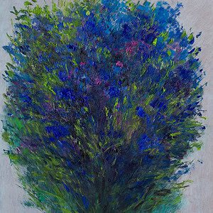 Ramo de flores azules - 2025